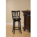 Presque Isle Swivel Bar Stool in Black