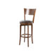 Archer Swivel Bar Height Barstool in Brown