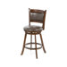 Dennery Swivel Counter Stool in Cherry