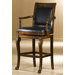 Douglas 30" Swivel Wood Barstool in Distressed Cherry
