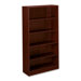5-Shelf Mahogany Bookcase