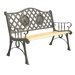 Horse Cast Iron Park Bench