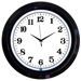 Black and White Neon Clock