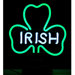 Irish Shamrock Neon Sculpture