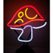 Mushroom Neon Sculpture