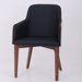 Hudson Arm Chair with Wood Legs