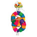 Bodacious Bites Double Donut Large Bird Toy