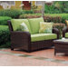 Saint Tropez Wicker Loveseat