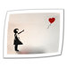 Banksy "Balloon Heart Girl" Canvas Wall Art