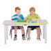 Rainbow Accents Large Rectangular Table