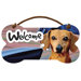 Dachshund Welcome Wall Sign