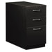 Flagship Mobile Box/Box/File Pedestal, Arch Pull, 28-7/8d, Lt. Gray