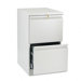 Efficiencies Mobile Pedestal File with Two File Drawers, 19-7/8D