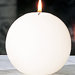 Unscented Ball Novelty Candle