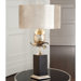 Egg and Palm 2 Light Table Lamp