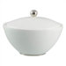 Platinum Fine Bone China Sugar Bowl with Lid