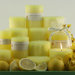 Lemon Scented Pillar Candle