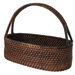Eco-Friendly Lombok Weave Oval Small Basket