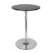 28" Round Pub Table with Chrome Leg