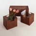 Set of 3 Walnut Storage Baskets
