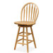 Basics Natural 24" Swivel Windsor Bar Stool