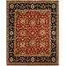 Rust/Black Rug