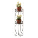 Scrolling Double Plant Stand