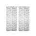 City Tab Top and Gathering Tape Curtains