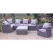 Akean 6 Piece Lounge Seating Group with Cushion