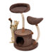35" 2 Level Lounge Activity Center with Retreat Hide-Away Cat Tree