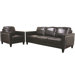 Baxton Studio Arianna Two Piece Leather Sofa and Chair Set