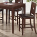 Baxton Studio London Modern Pub Stool in Brown (Set of 2)