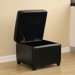 Pisanio Leather Cube Ottoman