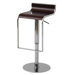 Nero Adjustable Bar Stool in Dark Wood