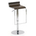 Alexander Adjustable Bar Stool in Chocolate Leather