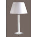 Bistro Floor Lamp with Charlotte Shade in Mirrored