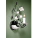 Chantilly One Light Wall Sconce in Gun Metal