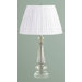 Garrat Table Lamp with Classic Shade in Crystal