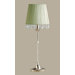 Harriet Table Lamp with Aida Shade in Shiny Silver