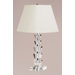 Orly Table Lamp with Calais Shade in Crystal