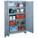 All-Welded  Storage Cabinet with 4 Shelves: 82" H x 48" W x 24" D