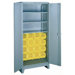 Shelf/Bin Cabinet: 82" H x 36" W x 21" D