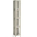 Expanded Metal Locker - Double Tier - 2 Sections - 15" Wide (Unassembled)