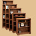 Scottsdale Oak Bookcase with 1 Fixed and 4 Adjustable Shelves