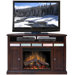 Fire Creek 56" Corner TV Stand with Electric Fireplace