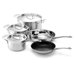 Stainless Steel 8-Piece Cookware Set with Crate