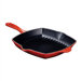 Enameled Cast Iron 10.25" Cherry Grill Pan