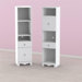 Pixel Tall Bookcase Tower in White