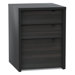 Sereni-T Three Drawer File Cabinet in Black/Ebony