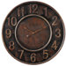 Kirk Wall Clock in Distressed Aged Copper